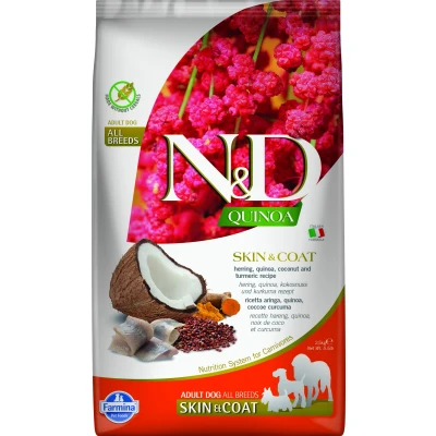 Afbeelding van N&amp;D Quinoa hondenvoeding Skin &amp; Coat Haring 2.5 kg.