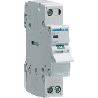 Afbeelding van Hager SBM216 HAG LASTSCHEIDER 2P 16 A LED