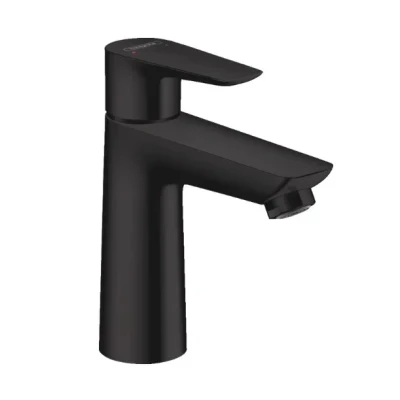 Afbeelding van Hansgrohe Talis E wastafelkraan zonder afvoer zwart mat