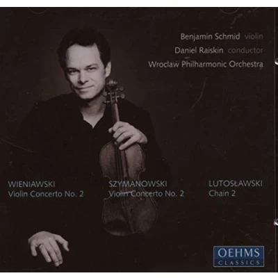 Afbeelding van Benjamin Schmid, Wroclaw Philharmonic Orchestra, Daniel Raiskin Concertos For Violin And Orchestra (CD)