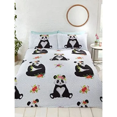 Afbeelding van Pandabeer tweepersoons dekbedovertrek 200 x cm. Panda dekbed