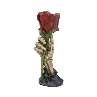 Afbeelding van Nemesis Now Eternal Flame Theelichthouder 20,5cm Rood, Resin