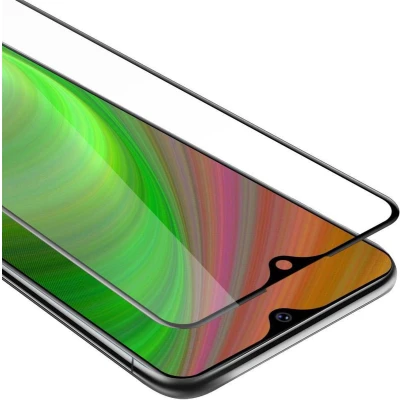 Afbeelding van Cadorabo Screenprotector geschikt voor Vivo Y95 Volledig scherm pantserfolie Beschermfolie in TRANSPARANT met ZWART Gehard (Tempered) display beschermglas 9H hardheid 3D Touch