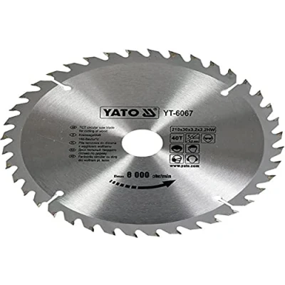 Afbeelding van YATO Cirkelzaagblad Ø210 mm 40T binnendiameter 30