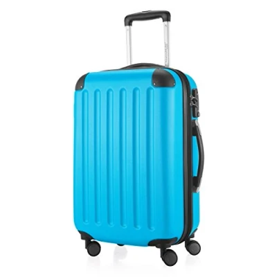 Afbeelding van HAUPTSTADTKOFFER SPREE Koffer handbagage hard case trolley uitbreidbaar, TSA, 4 wielen, 55 cm, 42 liter, blauw
