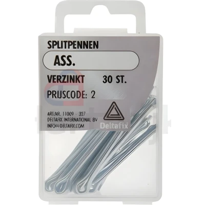 Afbeelding van Deltafix Splitpennen verzinkt assorti 30 stuks