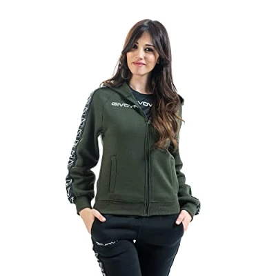 Afbeelding van Givova BA10 0051 M Sweatshirt met volledige ritssluiting, legergroen,