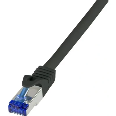 Afbeelding van LogiLink C6A143S netwerkkabel Zwart 50 m Cat6a S/FTP (S STP)