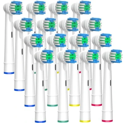 Afbeelding van Beladent Opzetborstels compatibel met Oral B elektrische tandenborstels, 16 stuks