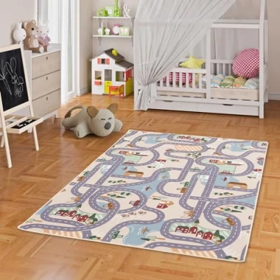 Afbeelding van Snapstyle Kinderen spelen straattapijt Fun Town