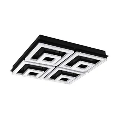 Afbeelding van EGLO FRADELO 1 Plafonnière LED Ø 76.0 cm Zwart