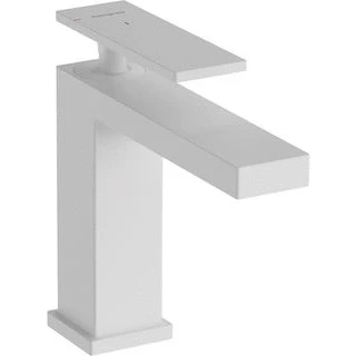 Afbeelding van Hansgrohe tecturis e 1 gats wastafelkraan 110 coolstart met pop up voorsprong 14 4cm mat wit 73018700