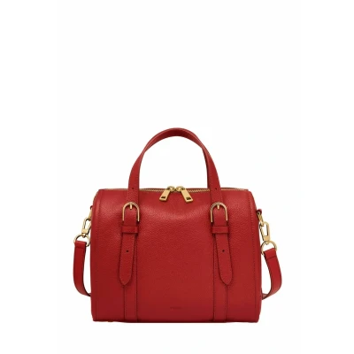 Afbeelding van FOSSIL Schoudertas Handtas Carlie Satchel Garnet Rood