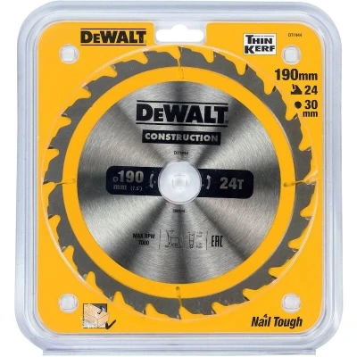 Afbeelding van DeWalt Accessoires Cirkelzaagblad 190x30x24t, positief 16, kerf 1,8mm DT1944 QZ