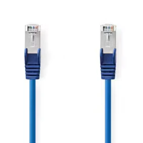 Afbeelding van Netwerkkabel Cat5e SF/UTP 1 meter (Blauw)