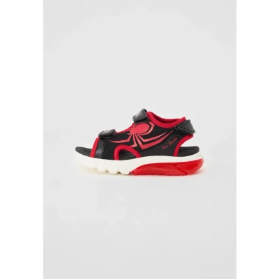 Afbeelding van Geox Light UP Spider MAN Sandal Ciberdron Sandalen voor kinderen, Maat: 36, Black/red Imitatieleer/ textiel