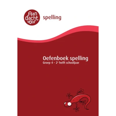 Afbeelding van Oefenboek Spelling groep 4 2e helft schooljaar