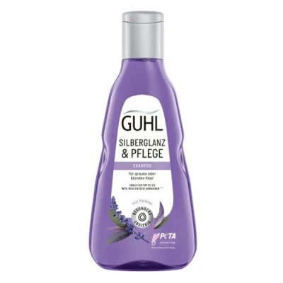 Afbeelding van Guhl Zilverglans &amp; verzorgende shampoo inhoud: 250 ml anti vergeling en verzorging voor grijs blond haar