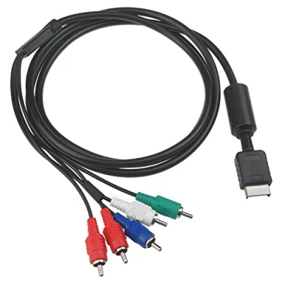 Afbeelding van Retrogame 1,8 m Component AV HDTV audio video kabel voor Sony Playstation PS2 PS3