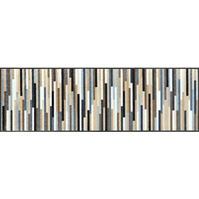 Afbeelding van wash+dry by Kleen Tex Loper Mikado Stripes Inloopmatten, modern streepdessin, antislip, wasbaar