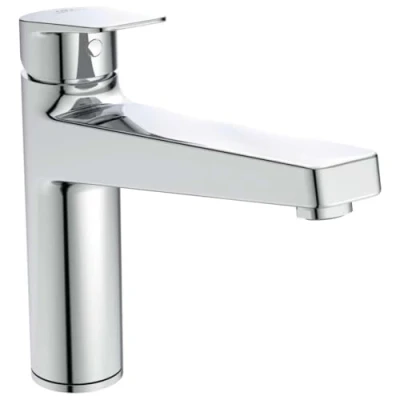 Afbeelding van Ideal standard ceraplan 1 gats keukenmengkraan hoog bluestart met vaste uitloop 21cm chroom bd327aa