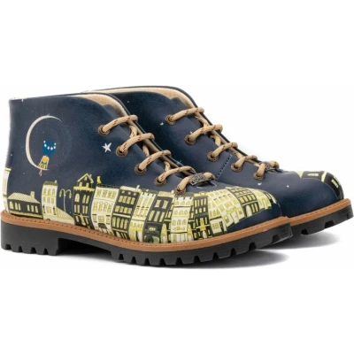 Afbeelding van GOBY Oedipus Enkel Laars laarzen Damesboots Dames Ankle boot Handmade Maat 35