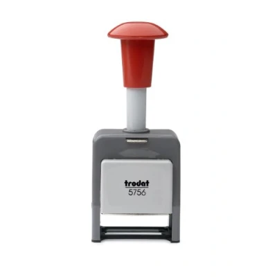 Afbeelding van Trodat nummerstempel 5756/P, kunststof, zwarte inkt