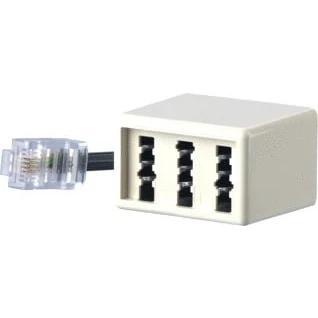 Afbeelding van BTR NETCOM 130450440101 E telefoon splitter Wit