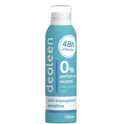 Afbeelding van 3x Deoleen Deodorant Spray Sensitive Anti Transpirant 150 ml