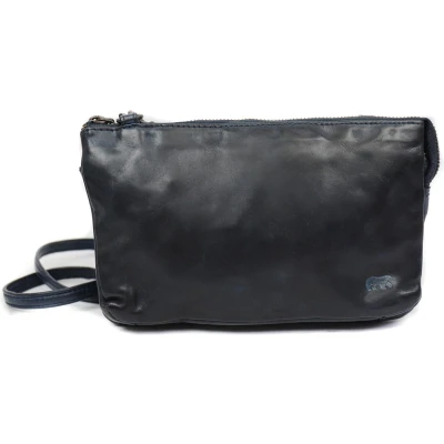 Afbeelding van Bear Design Uma Leren Schoudertas / Crossbodytas Donkerblauw