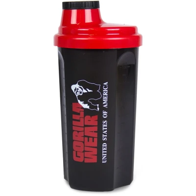 Afbeelding van Gorilla Wear Shaker Shakebeker 700 ML Zwart/Rood