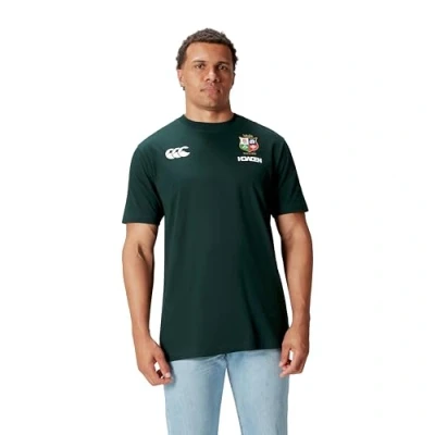 Afbeelding van Canterbury Katoenen jersey met Britse en Ierse leeuwen voor heren, Scarabee, maat S