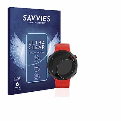 Afbeelding van Savvies Screenprotector voor Garmin Forerunner 45 Folie Beschermfolie transparant (6 Stuks)
