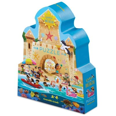 Afbeelding van Crocodile Creek Puzzels Puzzel Day At The Beach
