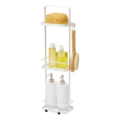 Afbeelding van Yamazaki Badkamerrek Tower 3 Laags Slim Wit 18x12x67cm
