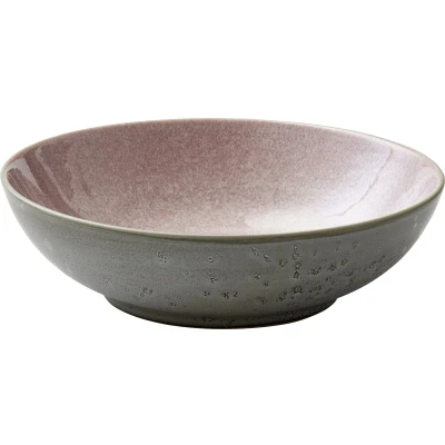Afbeelding van Schaal Bitz Grey Light pink 24 cm