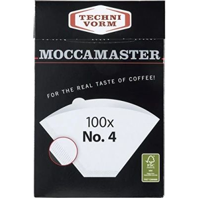 Afbeelding van Moccamaster Papieren koffiefilter nr 4 pack/100 85022