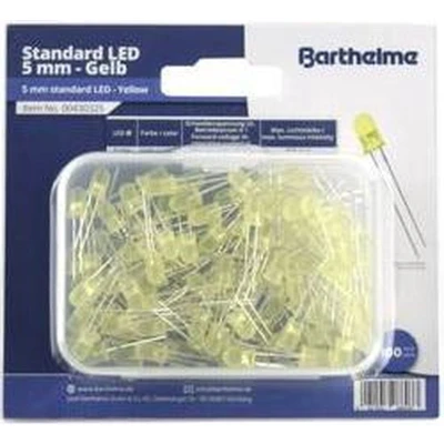 Afbeelding van Barthelme LED assortiment Geel Rond 5 mm 800 mcd 35 30 mA 2 V