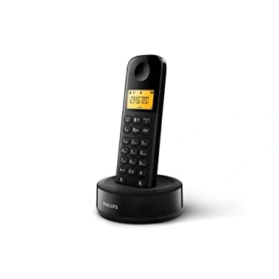 Afbeelding van Philips D1601B Draadloze DECT telefoon met 1 handset, groot display (4,1 cm) en nummerherkenning Zwart