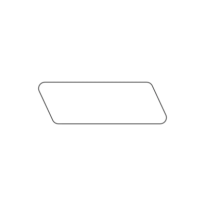 Afbeelding van Rhombus douglas zwart gespoten 2,0x6,7x180 cm Tuindeco
