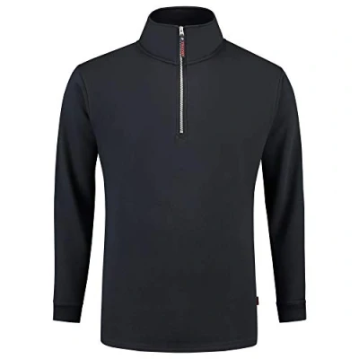 Afbeelding van Tricorp Sweater Ritskraag Casual Marine Maat L