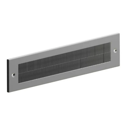 Afbeelding van STORMGUARD 06SR0170000A Interne metalen brievenbus borstel Cover aluminium diepgang Excluder Gebruiks zilveren afwerking, 335mm x 75mm