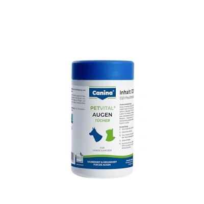 Afbeelding van Canina Petvital oogdoekjes 120 stuks