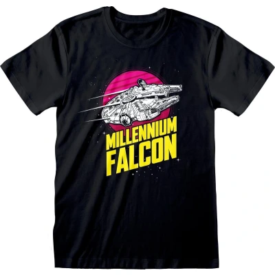 Afbeelding van Henry Tiger STAR WARS Millenium Circle Tshirt print, Heren, Maat: Large, Black