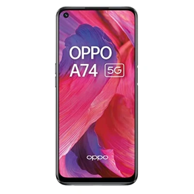 Afbeelding van Oppo A74 5G Dual CPH2197 128 GB 6 RAM Fabriek ontgrendeld (alleen GSM Geen CDMA niet compatibel met Verizon/Sprint) Internationale versie Vloeibaar Zwart