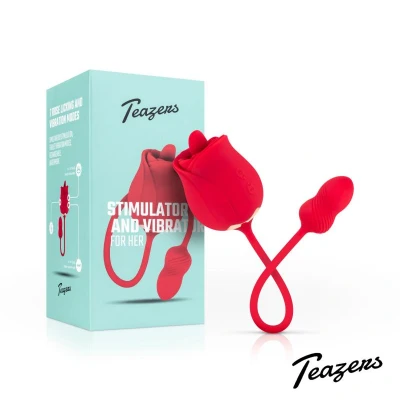 Afbeelding van Teazers Rose Vibrator And Clitoris Stimulator
