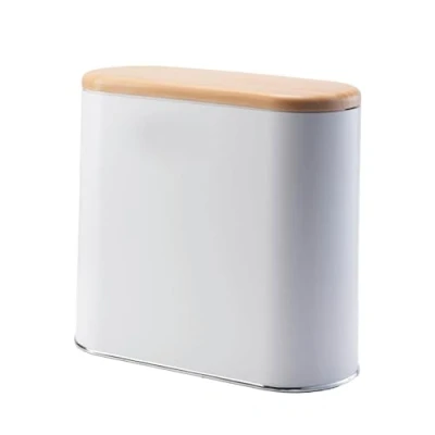 Afbeelding van KITCHEN MOVE MALMO SQUARE afvalemmer voor badkamer, 10 l, houtkleur