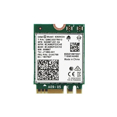 Afbeelding van Fosa 1.730 Mbps Intel 9260NGW NGFF draadloze WLAN kaart, High Speed 2.4G + 5G dual band 802.11ac, wifi Bluetooth 5.0 module, ondersteunt Linux/Chroom/Windows 10