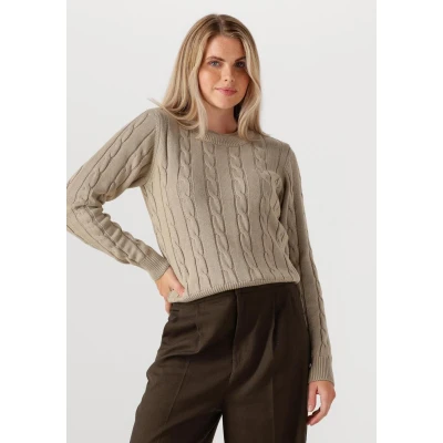 Afbeelding van Copenhagen Muse Cmkotom pullover Truien &amp; vesten Dames Sweater Hoodie Vest Beige Maat XS