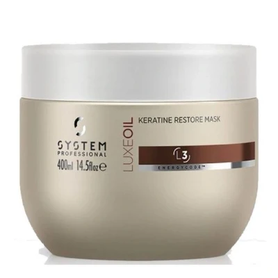 Afbeelding van System Professional LuxeOil Keratin Restore Mask 400ml haarmasker